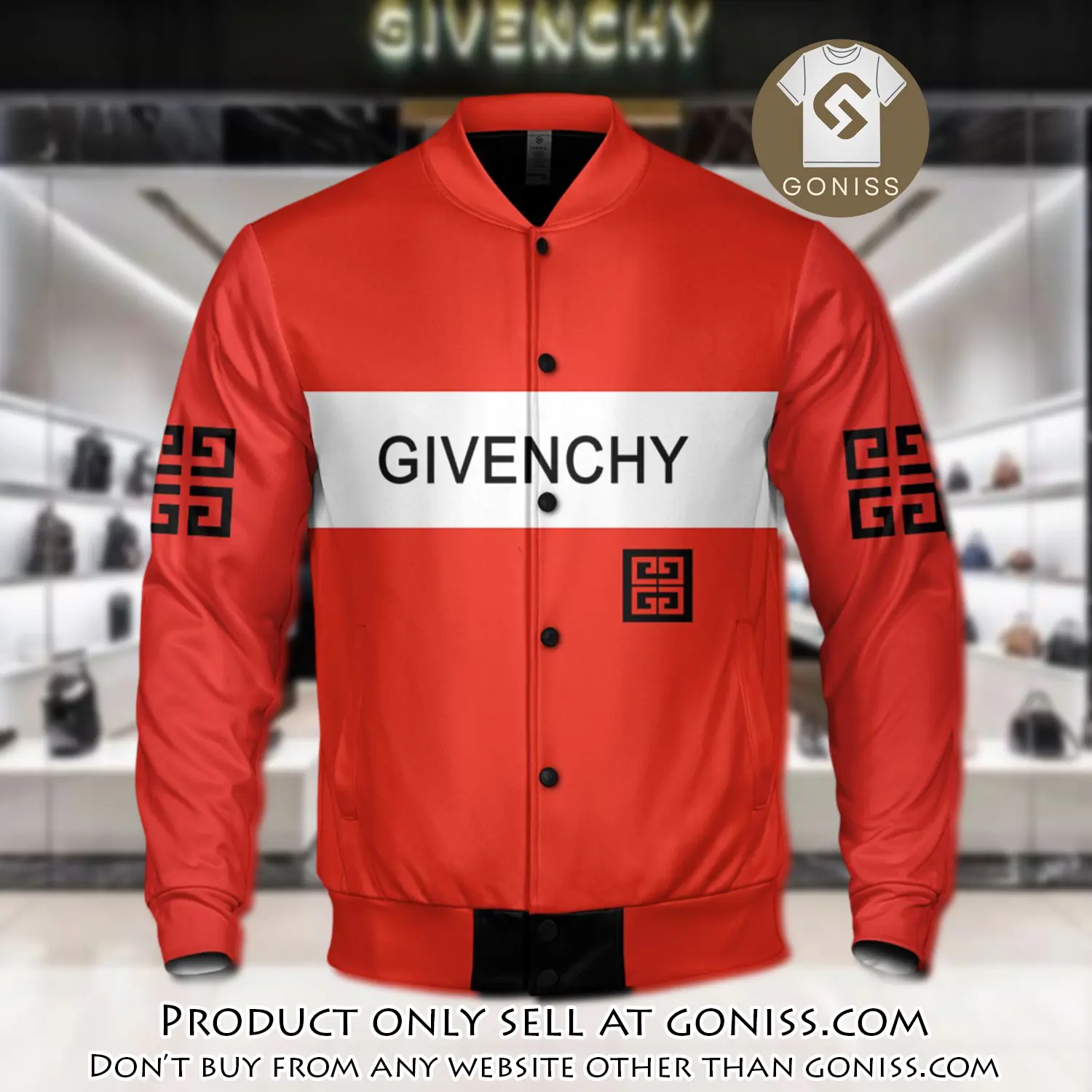 Luxury givenchy varsity premium baseball jacket bjv1045 gn0800299